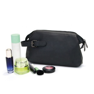 BSCI all'ingrosso In cina durevole PUCosmetic marsupio impermeabile da viaggio da <span class=keywords><strong>uomo</strong></span> borsa nera da barba - Product Image 1