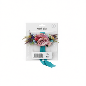 Cintura con Fiori di Nastro Angelina 4Cm Stile Bohémien per Donne Accessorio di Moda - Product Image 1