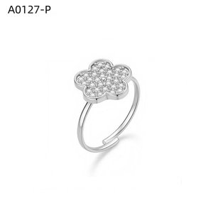 Bague tendance avec zircone A0127 pour femmes, bijoux de haute qualité - Product Image 1