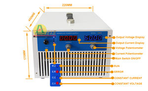 ספק כוח מתכוונן בהתאמה אישית למפעלים, AC <span class=keywords><strong>220V</strong></span> ל-DC 160V 16A 20A 25A 4000W עם פונקציית זרם קבוע מראש - Product Image 3