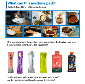 Machine de remplissage et d'emballage automatique pour huiles comestibles (moutarde, Sri Lanka, noix de coco, olive) en sachets de formes spéciales - Product Image 2