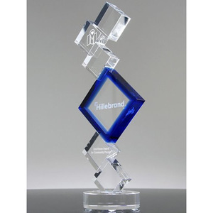 Crystal <b>Trophy</b> Laser <b>Engraved</b> 29.5cm 35.5cm Business Gift Award Conference Supplies - Product Image 4