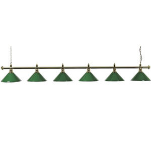 <span class=keywords><strong>Lampe</strong></span> de table rail en laiton d'aspect classique 6 nuances vertes <span class=keywords><strong>Lampe</strong></span> de table de <span class=keywords><strong>billard</strong></span> - Product Image 3