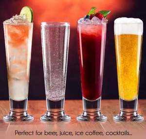 Verre à boisson haut de gamme SNW, tasse à bière de qualité restaurant populaire, <span class=keywords><strong>grand</strong></span> verre à jus pour bar, camping, mariage, fête - Product Image 5