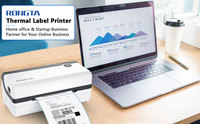 Printer Label Pengiriman Barcode Termal 110mm Printer Label Waybill 4x6 untuk Logistik Mendukung FedEx UPS