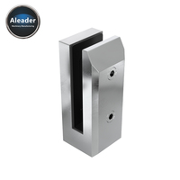 Aleader Spigot en acier inoxydable moderne, résistant à la rouille, facile à installer soi-même, pour balustrade en verre de balcon, clôture extérieure de maison, terrasse, porche