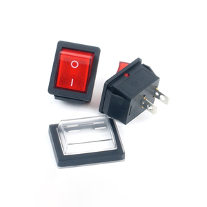 KCD4 Interruptor basculante de 21mm 2 pines 4 pines <span class=keywords><strong>Led</strong></span> iluminado 16A 250V Botón de encendido Interruptores basculantes de E/S - Product Image 3