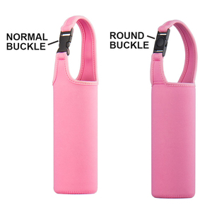 Borsa a <span class=keywords><strong>tracolla</strong></span> personalizzata in neoprene per bottiglia d'acqua, porta borraccia termica con fibbia - Product Image 4