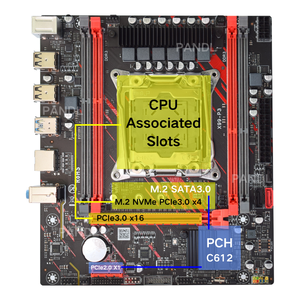 NOUVEAU <span class=keywords><strong>Kit</strong></span> <span class=keywords><strong>PC</strong></span> X99-P3 compatible avec le <span class=keywords><strong>d</strong></span>émarrage sécurisé Win11, 4 emplacements DDR3 pour la RAM, combo Intel Xeon E5 2676 V3 TPM2.0, carte mère X99 DDR3 - Product Image 4