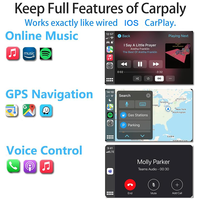 Wooboobox USB Mini CarPlay AI Box Dongle Adaptateur CarPlay sans fil pour Android et Apple Garantie 1 an Auto Electronics