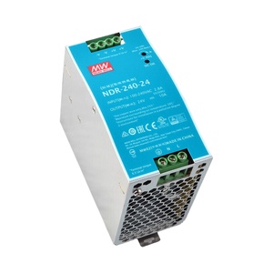 หมายถึงแหล่งจ่ายไฟราง DIN NDR-<span class=keywords><strong>240</strong></span>-24 24V 240W มาตรฐาน10A อินพุต90-264VAC รับประกัน3ปีเหมาะสำหรับอุตสาหกรรม - Product Image 2