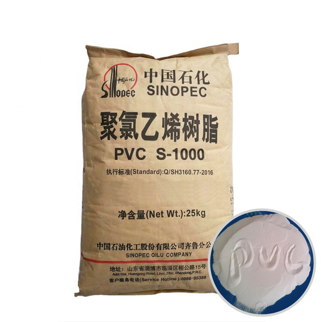 Hot Sale Chinese Manufacturer Sinopec Brand Polyvinyl Chloride Pvc Resin S1000 Sinopec