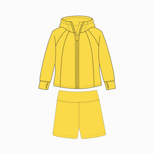 Conjunto de Ropa Deportiva para Niñas, Estilo Atractivo, Diseño con Cremallera, Mangas Largas para Exteriores, Gimnasio, Yoga - Product Image 2