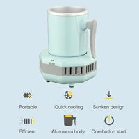 Gobelet à refroidissement rapide 450 ml, écologique, électronique, portable, en aluminium, pour refroidir rapidement la bière