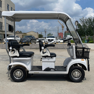 Nuevo Carro de Golf Eléctrico de 3-4 Asientos, Doble Fila, 60V, Vehículo de Recreo con Suspensión Hidráulica, Baja Velocidad, para Resort y Parque - Product Image 5
