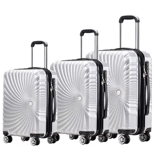2024 Đề nghị kinh doanh Bền phong cách thông minh hành lý Nhôm Xe đẩy du lịch vali hành lý Túi vali mở rộng cho du lịch