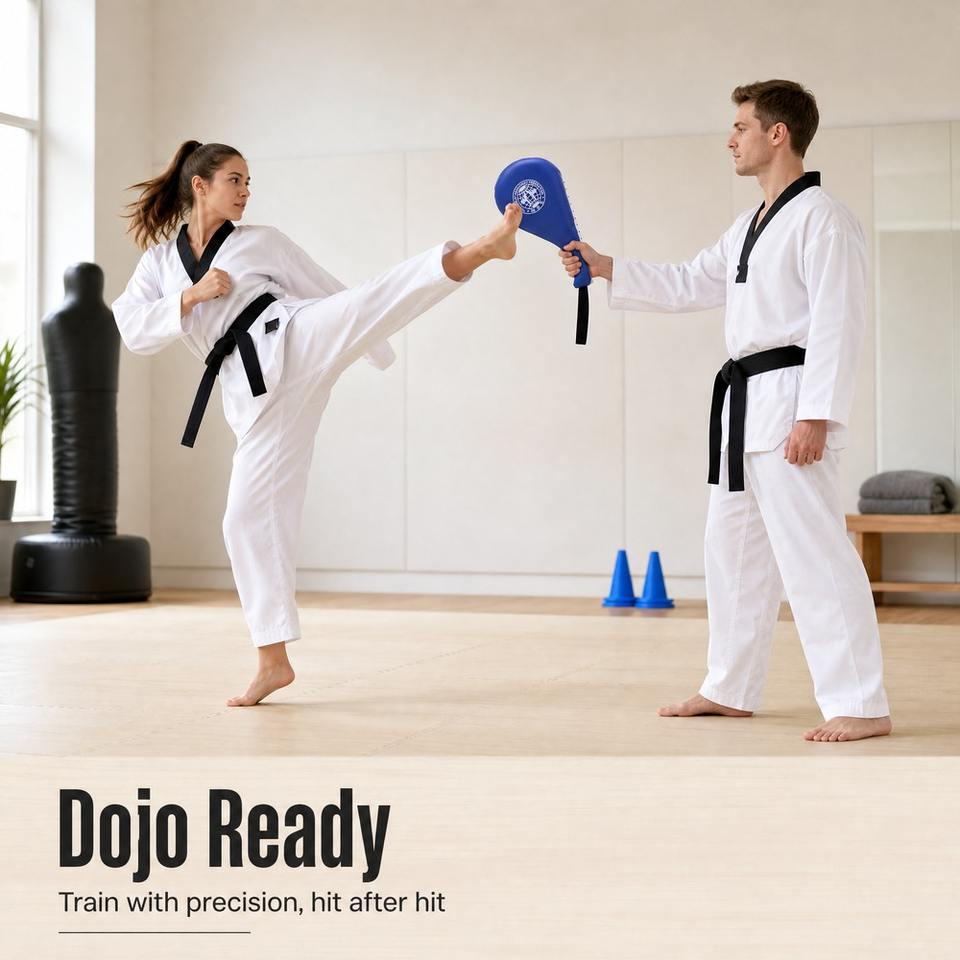 PU Taekwondo Kick Target Training Mitt Punching Bag Martial Arts ...