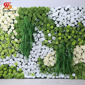 SMOOTH Fairy Purple Artificial Floral <b>Wall</b> Decor 8x8ft Customized Good Price <b>Flower</b> <b>Wall</b> Backdrop for Wedding Decoration - Product Image 6