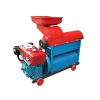 Décortiqueuse de maïs diesel robuste 3000-4000 kg/h, moteur 6 CV, machine à battre le maïs