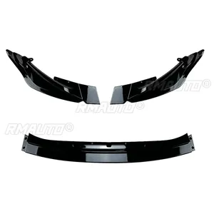 3PCS Car Front Bumper Lip for BMW M3 G80 M4 G82 2021-2023 Splitter Diffuser Body Kits Spoiler Accessories Carbon Fiber Style - Product Image 5