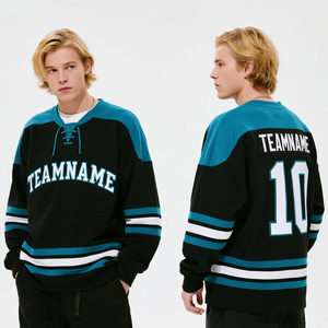 Sweater Hoki Es Internasional, Streetwear, Jersey Hoki Jahitan Kustom, Hoodie Hoki Latihan Polos - Product Image 3