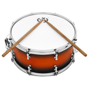 M MBAT Batterie de caisse claire de 14 pouces avec sac, caisse claire professionnelle en <span class=keywords><strong>cuivre</strong></span> pour débutants, pratique, <span class=keywords><strong>instrument</strong></span> de <span class=keywords><strong>percussion</strong></span> en métal - Product Image 1