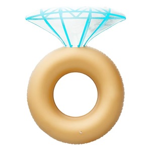 Flotador Inflable de PVC Reforzado con Forma de Diamante para Piscina, Ideal para Fotos de Parejas - Product Image 3