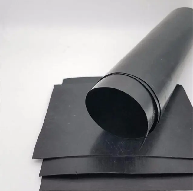 0.5mm HDPE geomembrane in stock 2m width 50m length per roll for pond liner