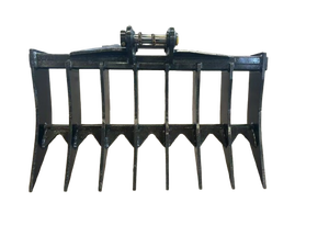 Nouvelle râteau de défrichage en acier HanXie Q355B pour excavatrice sur chenilles de 1 à 50 tonnes, accessoires de machines de construction, garantie 1 an - Product Image 6