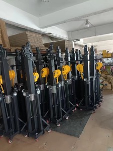 6M Telescopische Mobiele Truss Lift <span class=keywords><strong>Stand</strong></span> Vierkante Geluidsverlichtings-evenementen Handkrik <span class=keywords><strong>Stand</strong></span> FS TUV Gecertificeerd Aluminium Legering - Product Image 5