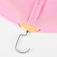 Vêtement pliable non tissé imprimé personnalisé robe de mariée sac avec fermeture éclair