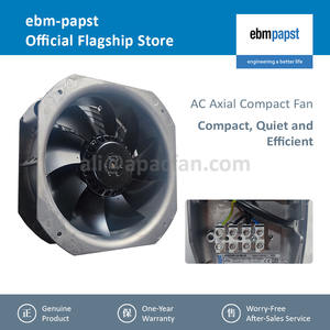 พัดลมระบายความร้อนแบบแกนสำหรับตู้ไฟฟ้า ทนความร้อนสูง รุ่น ebmpapst W2E200-HH38-05 ขนาด 200 มม. 230VAC 64W 0.29A 2550 รอบต่อนาที 935 ลูกบาศก์เมตร/ชั่วโมง ลูกปืนแบบ Ball Bearing รับผลิตตามแบบ ODM - Product Image 2