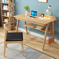 Nordique bois massif bureau ordinateur bureau moderne minimaliste maison étude bureau chaise combinaison