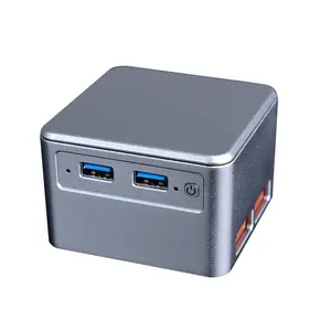 جهاز كمبيوتر مكتبي صغير جداري vpn 4 lan 2usb cpu alder lake N95/N300/N100 بوابة جهاز توجيه كمبيوتر صغير