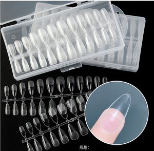 240 pièces/boîte presse sur les <span class=keywords><strong>faux</strong></span> ongles <span class=keywords><strong>faux</strong></span> ongles cercueil semi-givré couverture complète ongles courts Gel X conseils <span class=keywords><strong>Capsule</strong></span> Art accessoires outil - Product Image 1