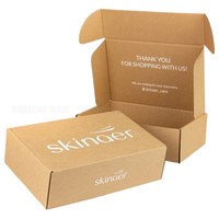 Boîte en carton ondulé recyclable pour chaussures, emballage postal, logo personnalisé imprimé, emballage cadeau pour bijoux, OEM 2025, faible MOQ