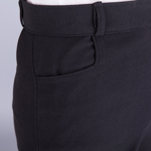 Pantalon d'affaires décontracté <span class=keywords><strong>de</strong></span> bureau d'été <span class=keywords><strong>de</strong></span> restaurant <span class=keywords><strong>de</strong></span> polyester pour femmes avec la taille moyenne avant plate-pour le pantalon formel <span class=keywords><strong>de</strong></span> <span class=keywords><strong>tenue</strong></span> d'affaires - Product Image 3