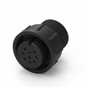 C Size 6Pin 3-Core Female Connector <b>Waterproof</b> Molded <b>Cable</b> Automotive Din Adapter - Product Image 3