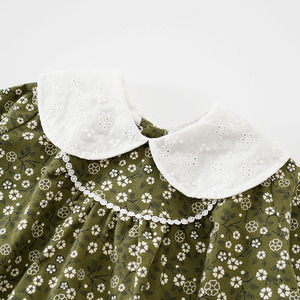 Abbigliamento per Bambini con Etichetta Privata, Nuovo <span class=keywords><strong>Outfit</strong></span> per Servizio Fotografico, Vestito alla Moda per Bambine con Colletto a Polo e Maniche Lunghe - Product Image 6