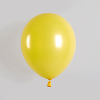 UNUW vente en gros standard mat macaron jaune métallique 5 pouces 10 pouces 12 pouces 18 pouces ballons ronds en latex
