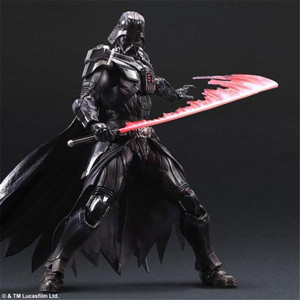 Figurines décoratives en PVC faites à la main de Star Wars, samouraï noir, Dark Vador, animation - Product Image 3