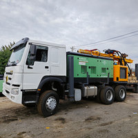 600 mètres de profondeur équipement de forage minier Machine puits d'eau forage monté sur camion