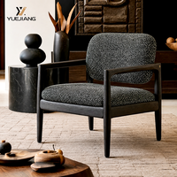 Fauteuil individuel décontracté de style designer pour salon, villa, balcon, bureau à domicile, moderne, fait main, minimaliste italien, chaise YOKO