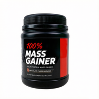 LINE ONE Mass Gainer Poudre de Brownie au Chocolat Riche en Protéines 500g pour la Croissance Musculaire et la Prise de Poids OEM Marque Privée Fitness