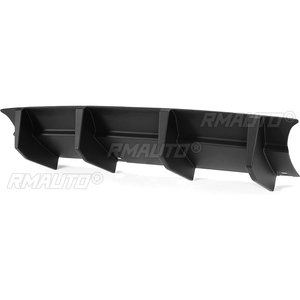 Difusor de Parachoques Trasero Estilo Aleta de Tiburón para Dodge Challenger GT SXT Plus 2015-2023, Spoiler con Divisor de Labio, Negro Mate, Estilo Fibra de Carbono - Product Image 3