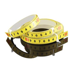 Metrisches Stahl-Gehrungsschienen-Maßband Selbstklebendes Skalenlineal 1m-5m für Tischsäge T-Schiene Holzbearbeitungswerkzeuge - Product Image 3