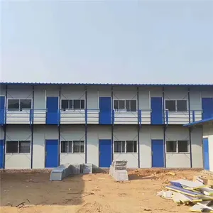 Fornecedor profissional de construção de estrutura de aço pré-fabricada casas modulares de aço pré-fabricadas de alta qualidade com 3 quartos