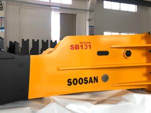 Martillo Hidráulico SOOSAN SB131 Tipo Caja Silencioso con Cincel de 165 mm para Excavadoras de 30-45 Toneladas para Trabajos de Construcción y Demolición - Product Image 4