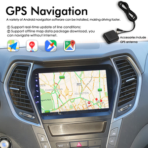 <span class=keywords><strong>Radio</strong></span> de Coche con Pantalla de 8GB+128GB para <span class=keywords><strong>Hyundai</strong></span> <span class=keywords><strong>Santa</strong></span> <span class=keywords><strong>Fe</strong></span> 2014 2015, con Voz AI, CarPlay Inalámbrico, GPS, Navegación, <span class=keywords><strong>Android</strong></span> 13, Multimedia y Video - Product Image 4