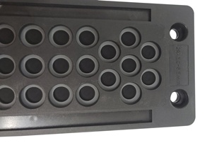 Placa de entrada de cables BIBO sin halógenos, desmontable, impermeable IP65 UL94 V0, para armario - Product Image 3
